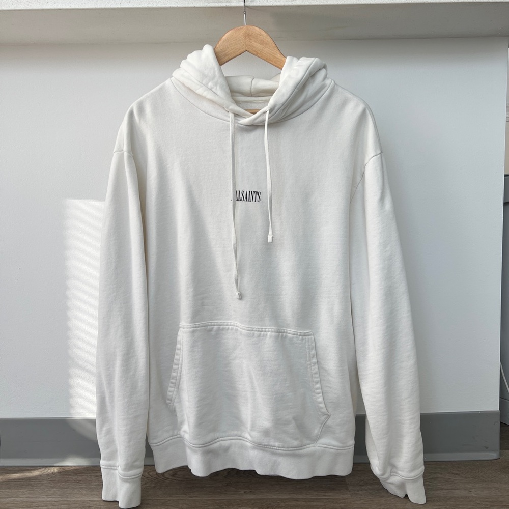 All Saints Off-White Hoodie for Men
